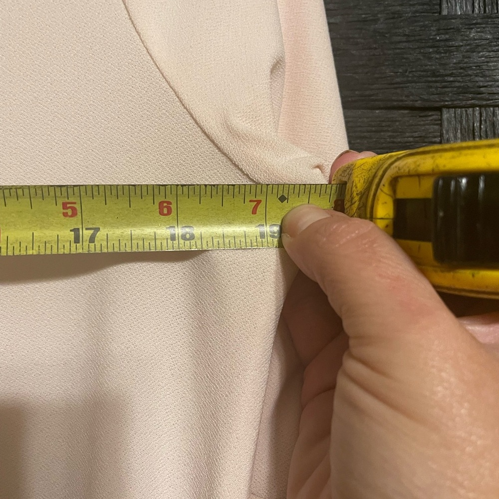89th & Madison Womens Baby Pink Ruffle Sleeve Blouse Small - Picture 4 of 7